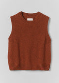 Donegal Merino Tank | Rust