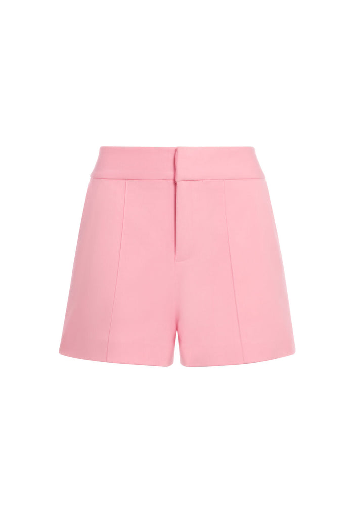 DYLAN HIGH WAISTED PINTUCK SHORT - ELECTRIC PINK