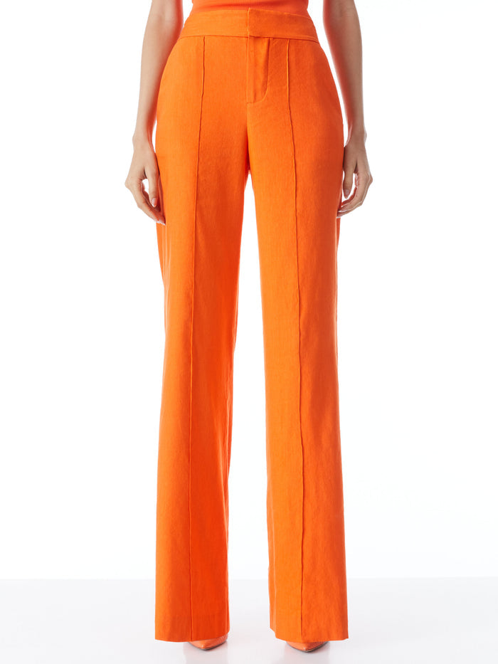 DYLAN HW WIDE LEG PANT - SIENNA