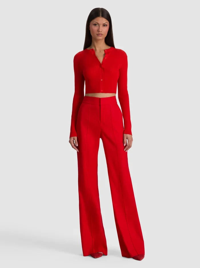 DYLAN WIDE LEG PANT - CHILI PEPPER