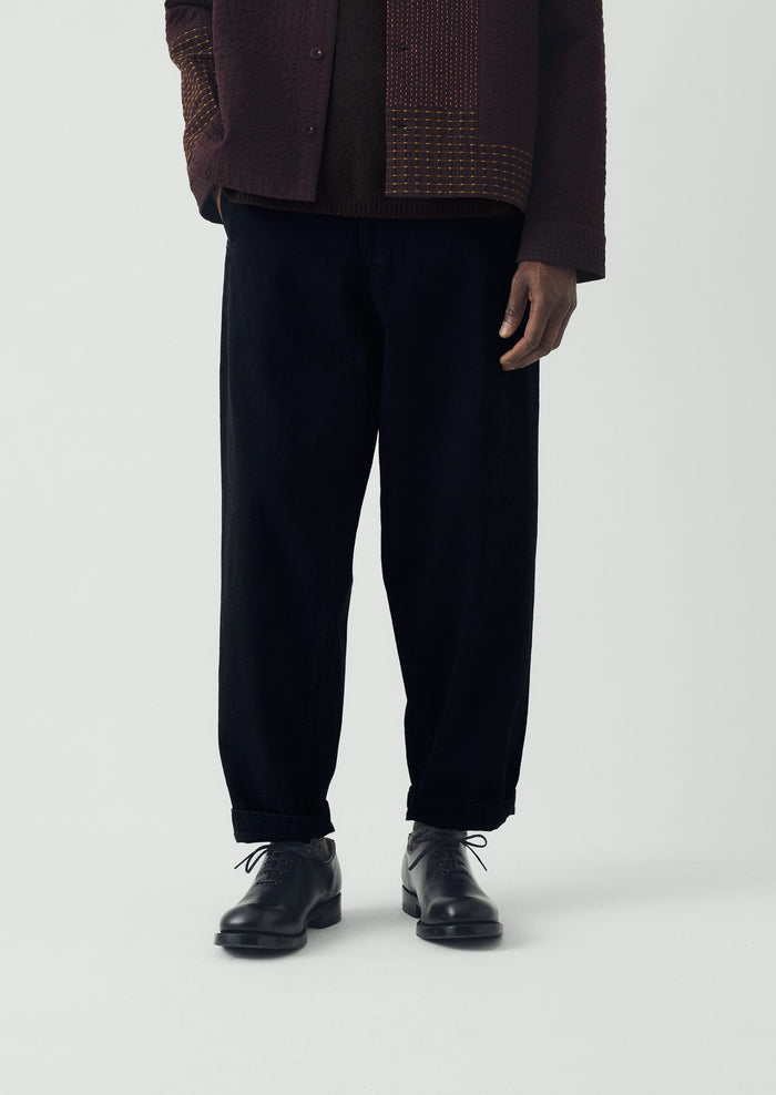 Elliot Denim Tapered Pants | Carbon Black