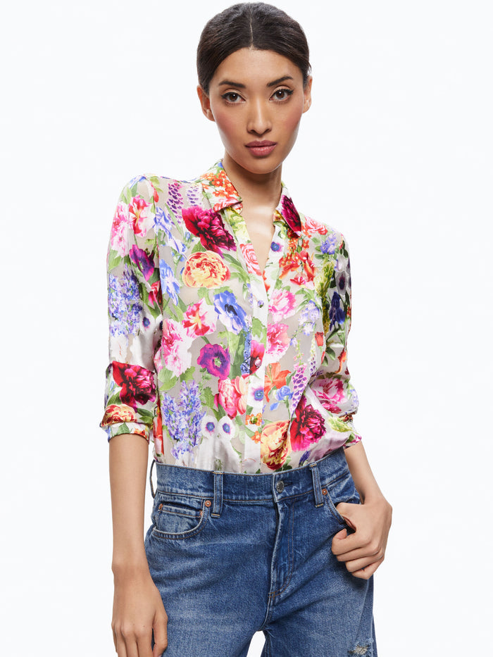 ELOISE BUTTON DOWN - FLOWER SHOP