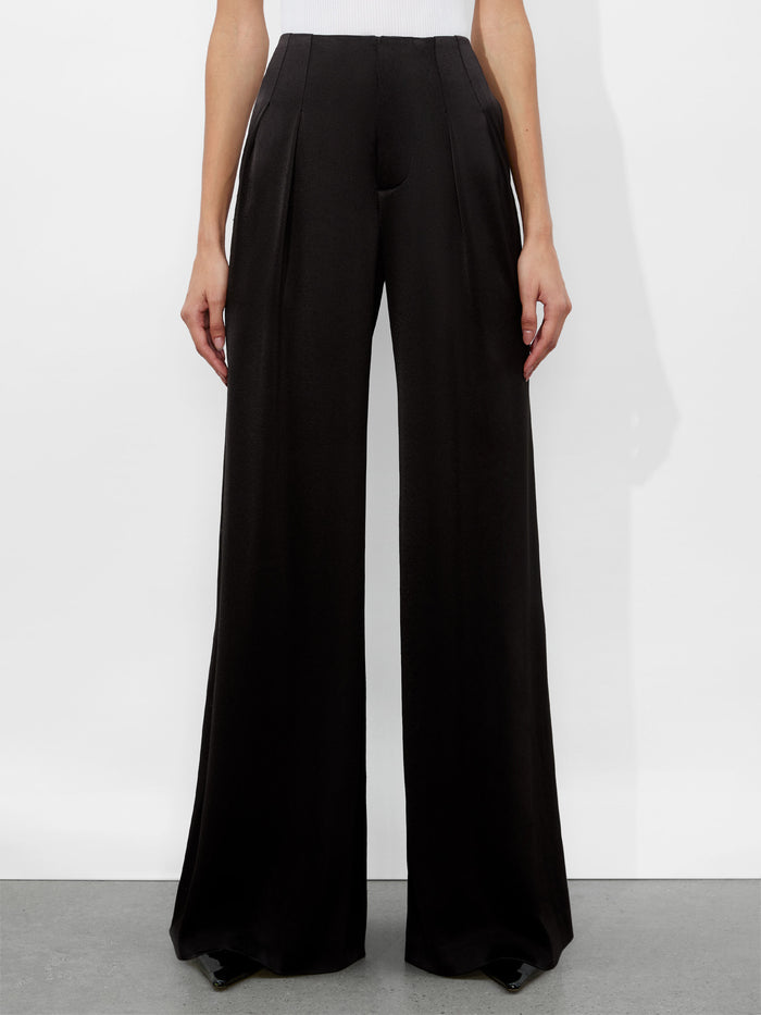 ELOISE WIDE LEG PANT - BLACK