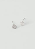 Emily Nixon Eolith Silver Earrings | Silver