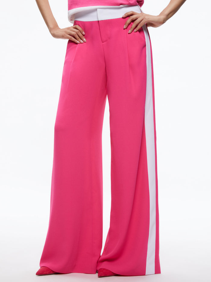 ERIC MID RISE PANT WITH TUX STRIPE