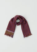 Fen Wool Knot Scarf | Dark Aubergine