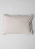 Fine Stripe Organic Cotton Oxford Pillowcase Set | Ecru/Smoke Blue