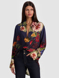FINELY OVERSIZED BUTTON DOWN - MAGIC GARDEN GRADIENT