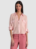 FINELY OVERSIZED UTILITY SHIRT - ENGLISH ROSE