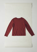 Frank Cotton Long Sleeve Tee | Braeburn Red