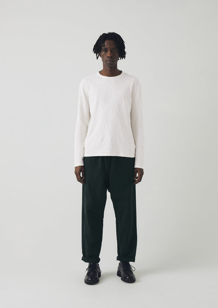 Frank Cotton Long Sleeve Tee | Chalk