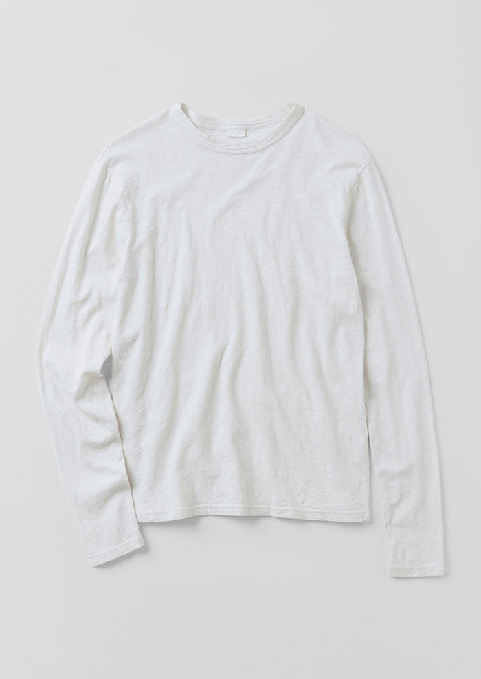 Frank Cotton Long Sleeve Tee | Chalk