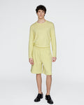 French Terry Pull-On Shorts - Mellow Yellow