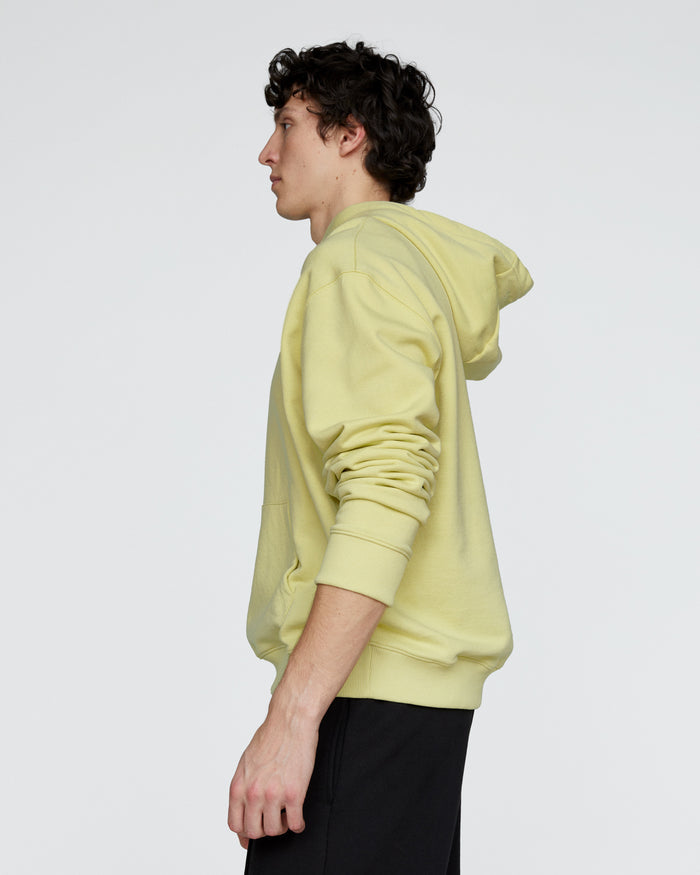 French Terry Pullover Hoodie - Mellow Yellow