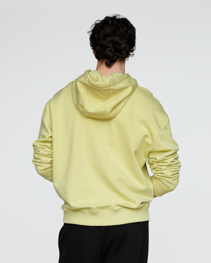 French Terry Pullover Hoodie - Mellow Yellow
