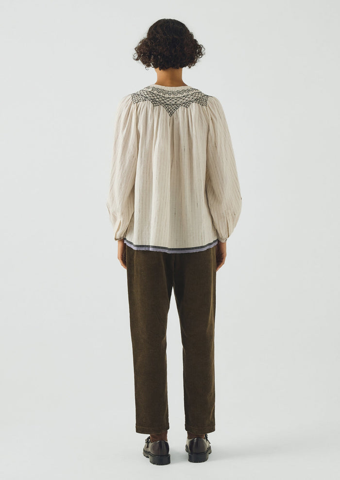 Gabi Cord Pull On Pants | Bronze Green