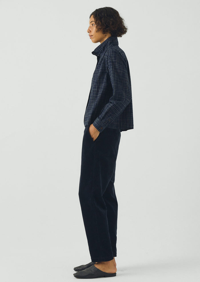 Gabi Cord Pull On Pants | Dark Navy