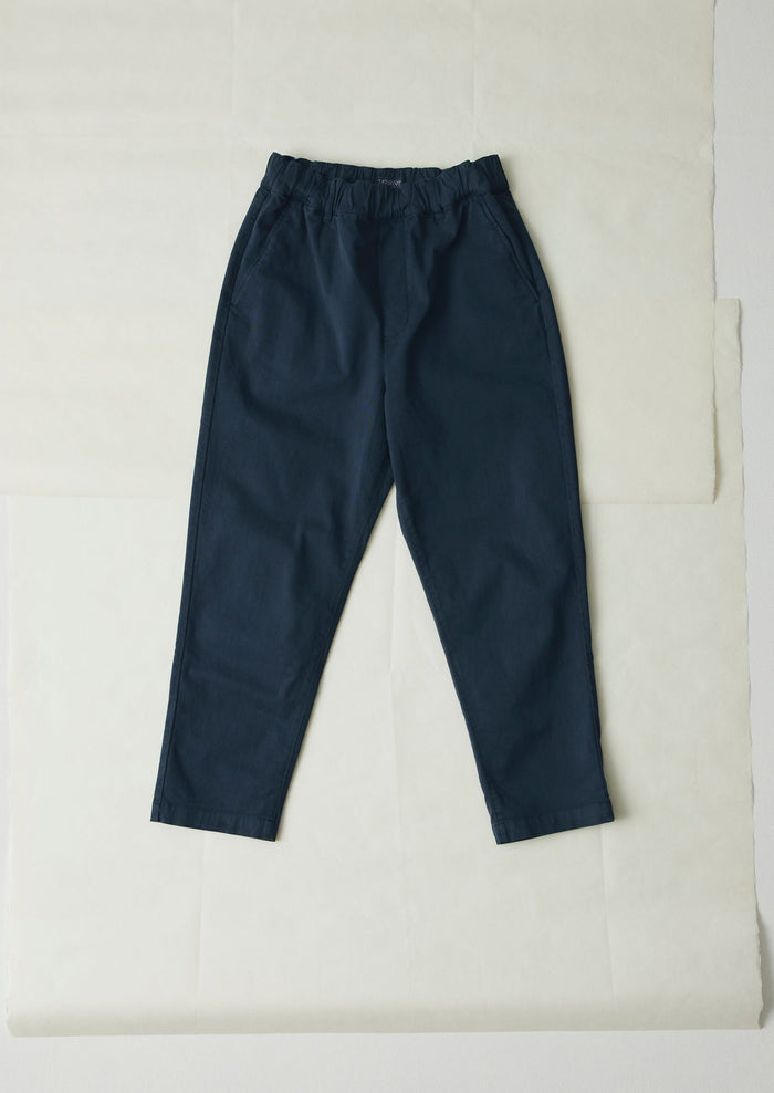Gabi Cotton Pull On Pants | Storm Blue
