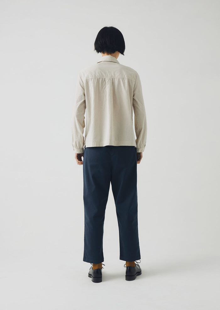 Gabi Cotton Pull On Pants | Storm Blue