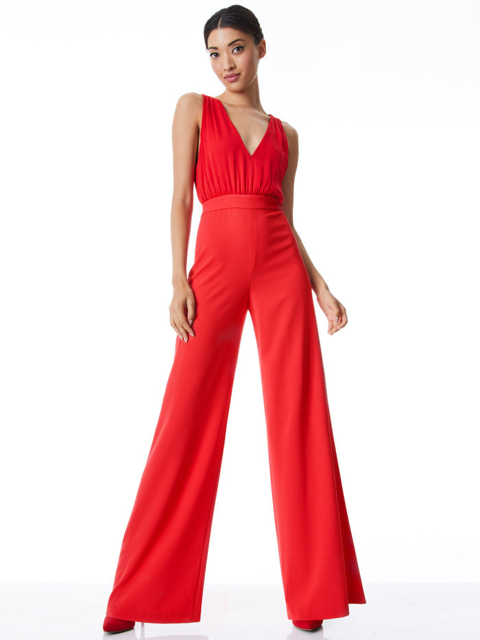 GALE JUMPSUIT - BRIGHT POPPY