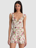 GEMMA ROMPER - GARDEN GOSSIP OFF WHITE