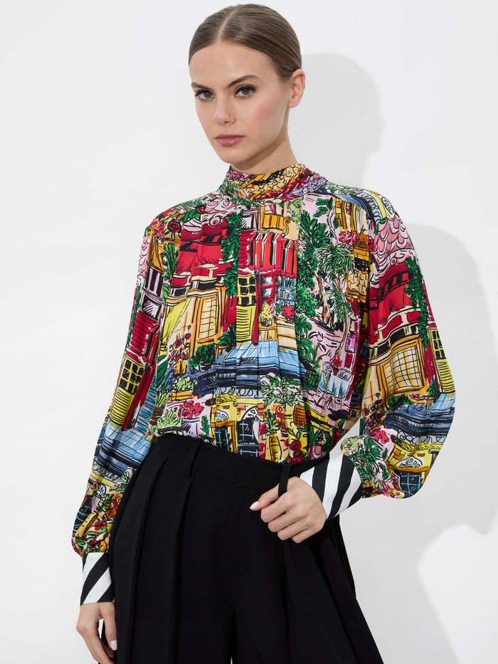 GERTRUDE BLOUSE - VACATION DREAMS