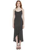 GINGER POLKA DOT MIDI DRESS - MINI DOT BLACK