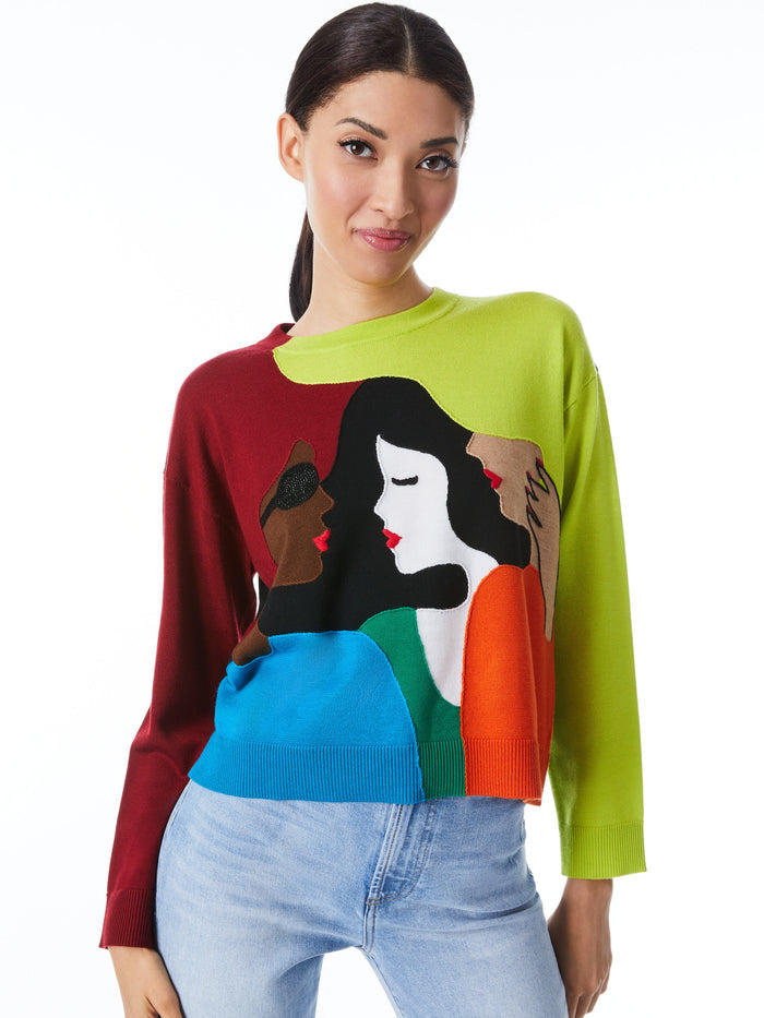 GLEESON GIRL GANG PULLOVER - MULTI