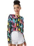 GLEESON PRINTED BOXY PULLOVER - MULTI