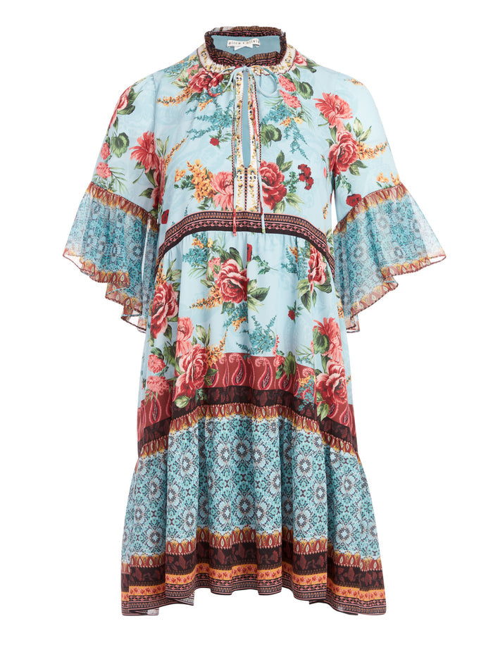 GLORY FLORAL MINI DRESS - CHARISMA MULTI/COMBO