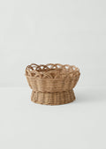 Handwoven Wicker Fruit Bowl | Natural