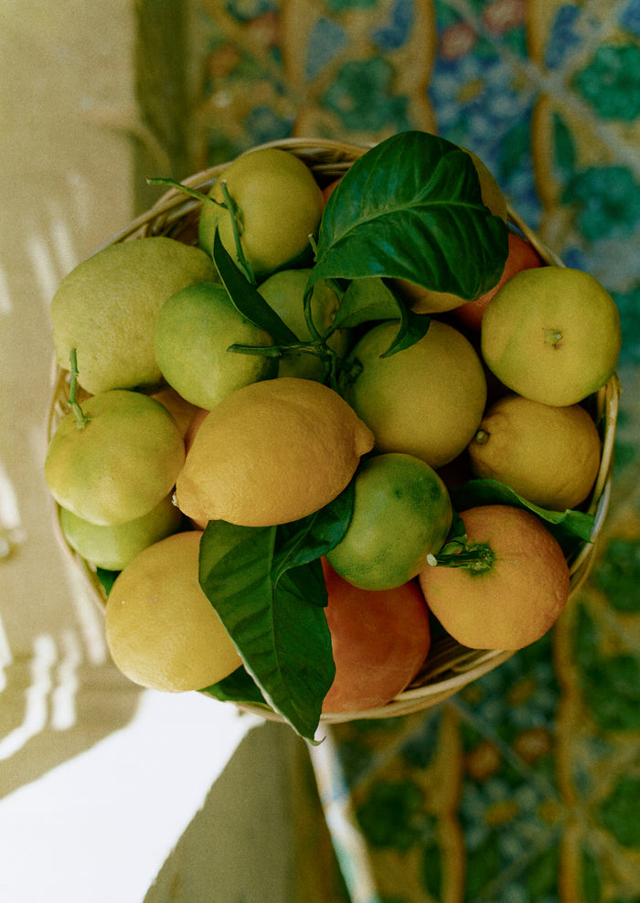 Handwoven Wicker Fruit Bowl | Natural