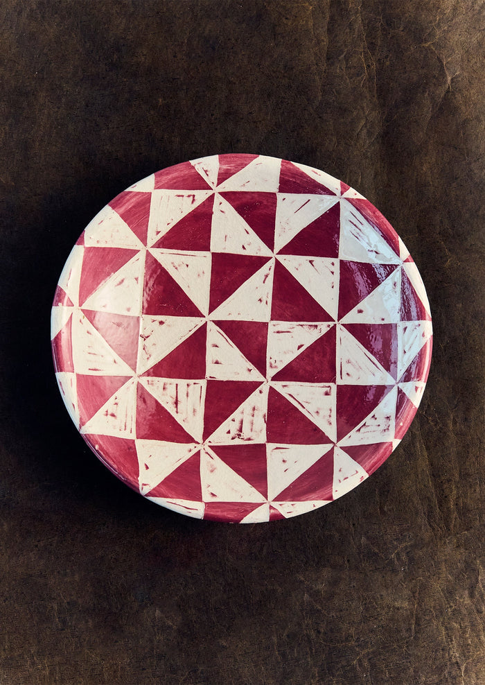 Hannah Watts Protea Plate | Grape Multi