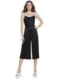 HARMON GAUCHO JUMPSUIT - BLACK