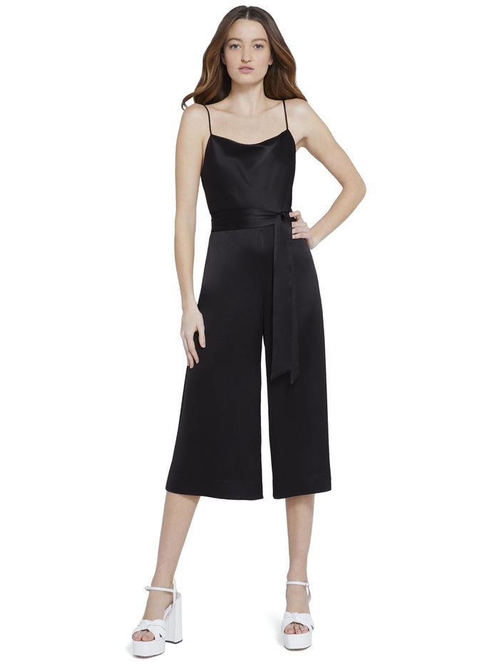 HARMON GAUCHO JUMPSUIT - BLACK