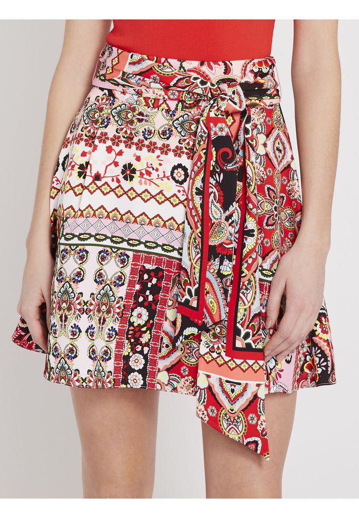 HELINA PRINTED MINI SKIRT - EUPHORIA
