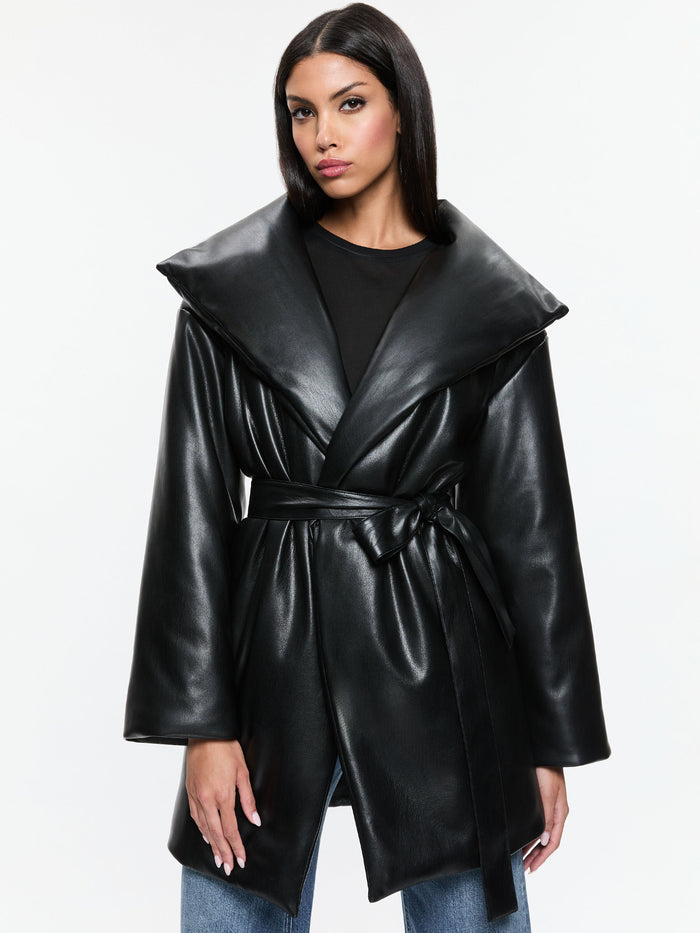 IMA VEGAN PUFFER - BLACK