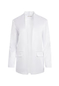 JETTA STRONG SHOULDER JACKET - WHITE