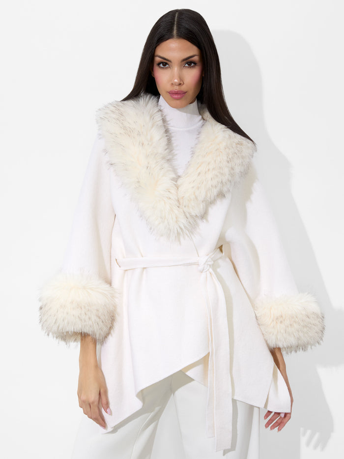 JOANNE SWEATER COAT - ECRU