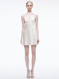 JULIETTA MINI SLIP DRESS - CHAMPAGNE