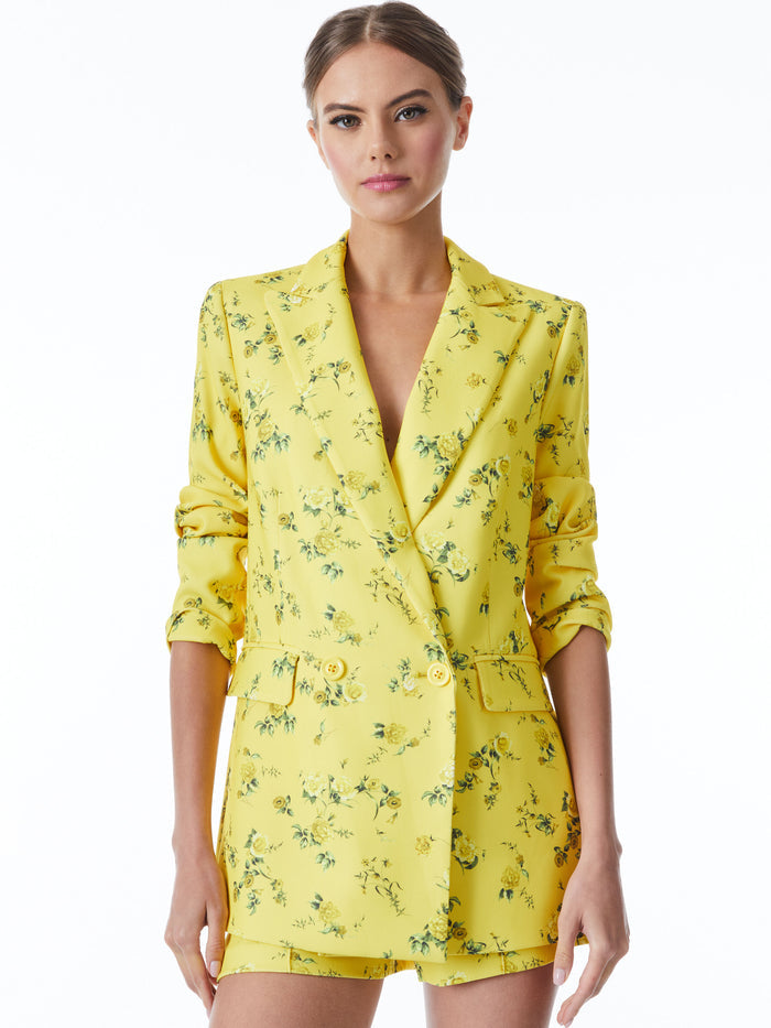 JUSTIN BLAZER - ESCAPE DITSY SUNBEAM/OFF WHT
