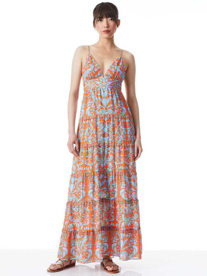 KAROLINA HALTER MAXI DRESS - FOREVER YOURS SIENNA