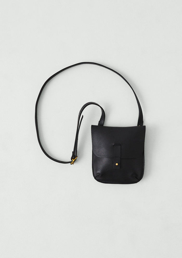 Kate Sheridan Leather Mini Field Bag | Black