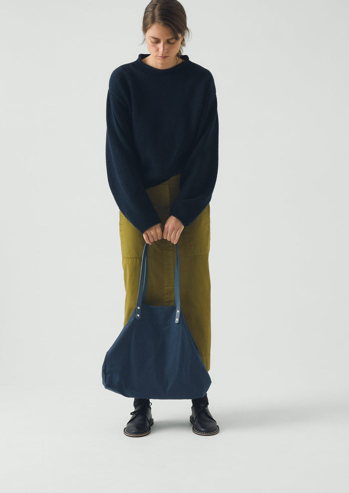 Kate Sheridan Waxed Canvas Tote | Midnight