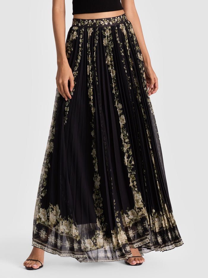 KATZ PLEATED MAXI SKIRT - FREE FALLING