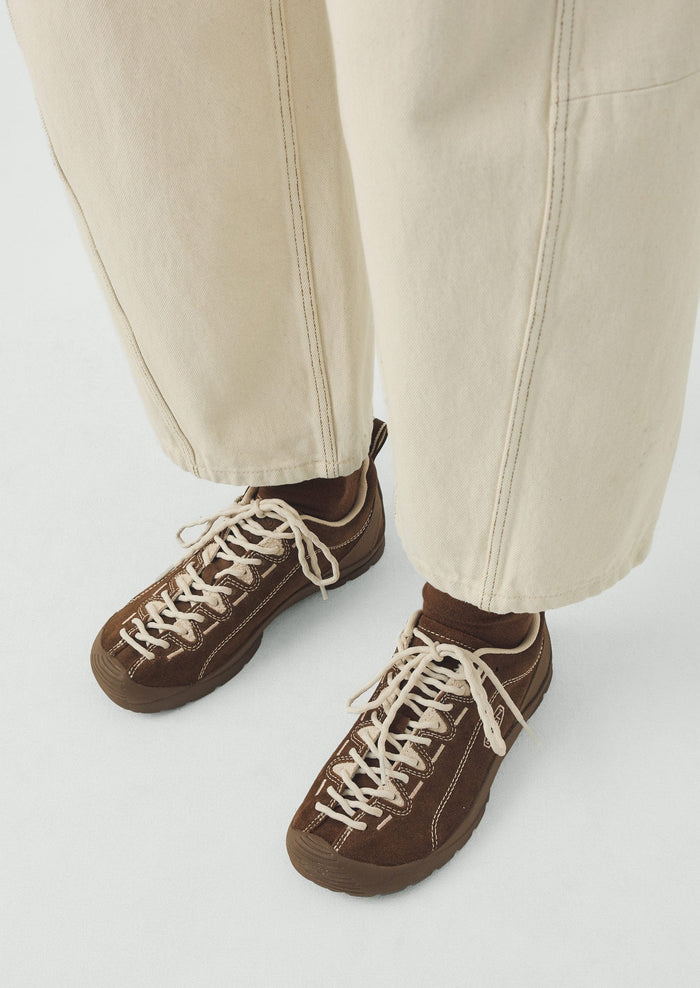 Keen Jasper Suede Sneakers | Dark Earth/Birch