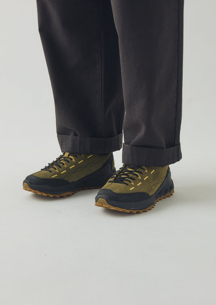 Keen Jasper Zionic Sneakers | Dark Olive/Khaki