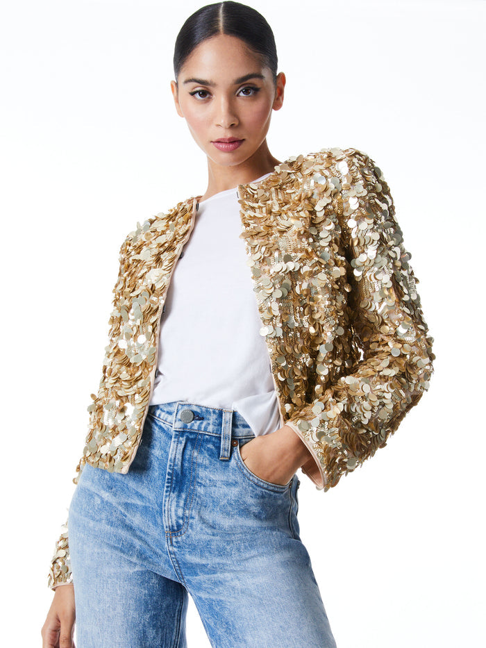 KIDMAN JACKET - LIGHT GOLD
