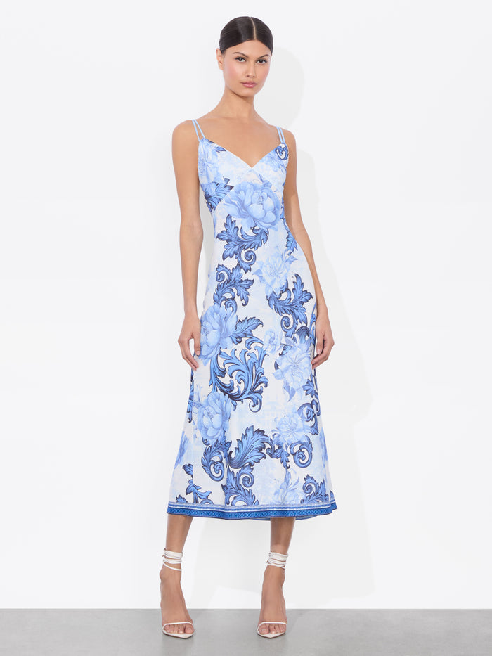KIRO SLIP DRESS - SCROLL SYMPHONY
