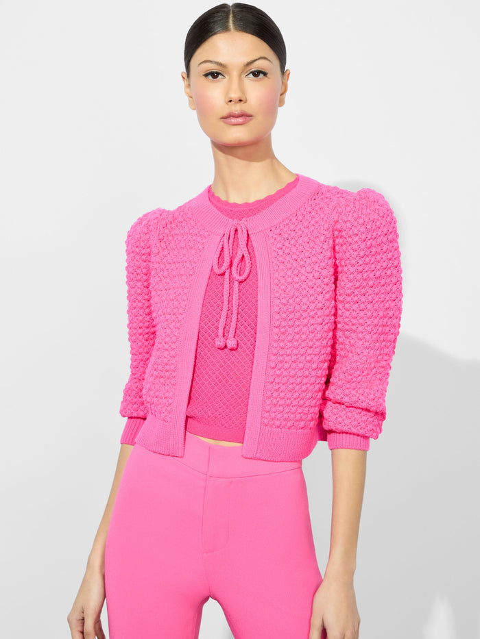 KITTY CARDIGAN - WILD PINK